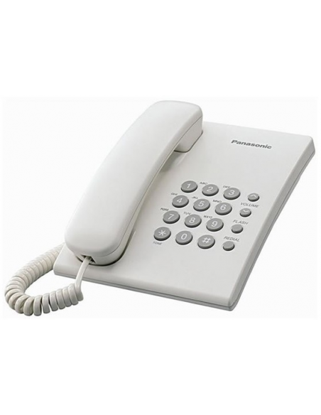 Teléfono sobremesa panasonic kx-ts500exw/ blanco - Depau